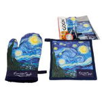 Set pentru bucatarie cu manusa si suport pentru oala Van Gogh - Noapte Instelata 0235312, 