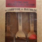 Set 3 lingurite ciocolata calda cuburi Comptoir de Mathilde asortiment Kid's