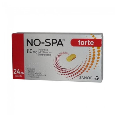 No-Spa Forte 80mg, 24 comprimate, Opella, OPELLA HEALTHCARE