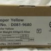 DEVELOPER YELLOW D0819680 450K ORIGINAL RICOH AFICIO MP C6501SP, Ricoh