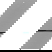 Combina frigorifica Beko B3RCNE594HXB, Beyond, No Frost, tehnologie AeroFlow, HarvestFresh, ProSmart Inverter Compressor, Dairy, control electronic-tact display, vol. net 551 l (util 401 + 150), clasa energetica E, fast freeze, usi reversibile, 187x78x76 (lxLxA, cm), culoare Metal Look, maner integrat.