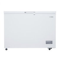 Lada frigorifica Samus LS312, 287 L, Fast freeze, Termostat reglabil, Interior aluminiu, L 109 cm, Alb