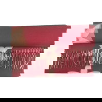 Esarfa Dama Tip Sal cu Model pentru Sezonul Rece, cu Franjuri, Dreptunghiulara, Casmir si Vascoza, Rosie, 