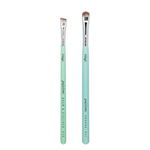 Set pensule machiaj KillyS Pastel Love Green Tea Brow & Eye, 2 buc.