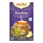 Yogi Tea Rooibos, ceai ayurvedic cu rooibos, scortisoara si cuisoare, bio, 30,6 g, Yogi Tea