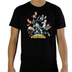 Tricou S - Man - My Hero Academia - Heroes - Black | AbyStyle, AbyStyle