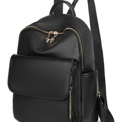 Rucsac de piele cu buzunare exterioare Colby, Ciel