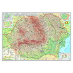 Harta Romania si Republica Moldova 35 x 50 cm