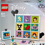 LEGO Disney: 100 de ani de animatii Disney 43221, 6 ani+, 1022 piese