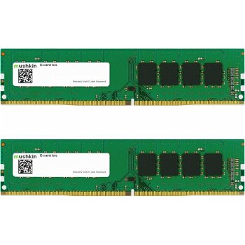 Memorie Essentials 32GB (2x16GB) DDR4 2933MHz CL21 Dual Channel Kit, MUSHKIN