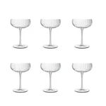 LUIGI BORMIOLI SPEAKEASIES SWING Set 6 pahare cocktail CHAMPAGNE 300ml D10,7xH14,8cm, Luigi Bormioli