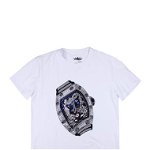 Imbracaminte Barbati XRAY Watch Crew Neck Graphic T-Shirt White