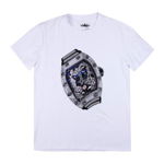 Imbracaminte Barbati XRAY Watch Crew Neck Graphic T-Shirt White