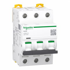 Siguranta automata Acti9 Ic60N 3P, 4A, curba C Schneider A9F74304, SCHNEIDER