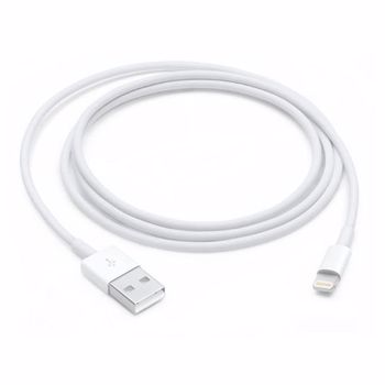Cablu de date Apple MXLY2ZM/A, Lightning, Alb