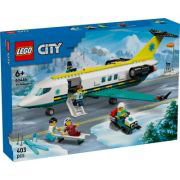 LEGO City Emergency Air Ambulance Plane 60465 - Creative Toy Building Set for Kids 6+ (403P)
