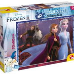 Puzzle de colorat maxi - Frozen II 60 piese