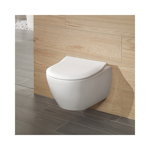 Set vas WC suspendat Villeroy & Boch Subway 2.0 cu capac slim soft close alb, Villeroy&Boch