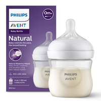 Philips Avent Biberon Philips Avent Response SCY900/01, 125 ml, Debit 2, tetina fara scurgeri, +0 luni
