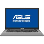 Laptop ASUS VivoBook Pro 17 N705FD cu procesor Intel Core i7-8565U pana la 4.60 GHz, Whiskey Lake, 17.3", Full HD, 8GB, 2TB, NVIDIA GeForce GTX 1050 4GB, Endless OS, Grey