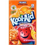 Kool Aid Orange Sachet - amestec de băutură cu gust de portocale 4.2g, Kool Aid