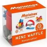 Set blocuri de constructie Mini Constructor Mario-Inex, 35 piese, Multicolor, Marioinex