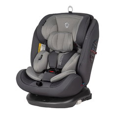 Scaun auto rotativ cu Isofix Coccolle Nova iSize, 40-150 cm, 0-12 ani, omologat R129, Top Tether, Insert nou nascut, Tetiera reglabila, Protectie impact lateral, Pozitie de somn, Moonlit Grey