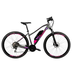 Bicicleta Electrica Afisport C17 - 28 Inch, S-M, Gri-Mov Bicicleta Electrica Afisport C17 - 28 Inch, S-M, Gri-Mov