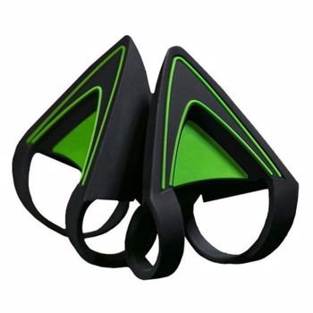Accesoriu gaming Razer Kitty Ears pentru Razer Kraken, Verde/Negru