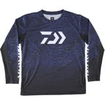 Bluza D-VEC Longsleeve Shirt UPF+ Navy marime 2XL, Daiwa