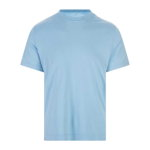 Fedeli FEDELI Basic T-Shirt In Sky Organic Cotton BLUE, Fedeli