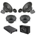 Pachet Difuzoare Auto cu subwoofer Mercedes-Benz A-Class W168 1998-2004 Hertz Cento 1500 W