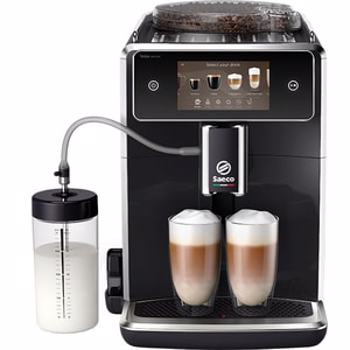 Espressor automat SAECO Xelsis Deluxe SM8780/00, 1.7l, 1500W, 15 bar, HygieSteam, AquaClean, negru-argintiu