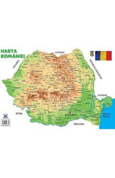 Planșă. Harta României - Paperback - *** - Didactica Publishing House, 