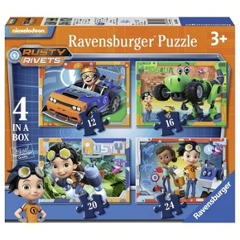 Ravensburger - Puzzle Rusty Rivets, 12/16/20/24 pese