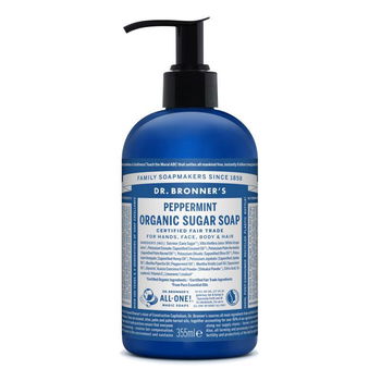 Sapun lichid Shikakai cu menta creata, Dr. Bronner's, bio, 355 ml, ecologic, Dr.Bronners