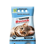 BENEK Super Compact fara miros 5 l x 2 (10 l) asternut pentru litiera pisici, BENEK