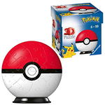 Ravensburger 3D Puzzle-Ball - Pokeball Rosu