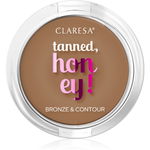 Claresa Tanned, Honey! bronzer și pudră pentru contur, Claresa