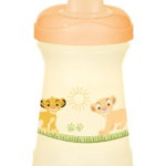 Pahar cu tetina moale 300ml Disney Lion, Rotho-Baby Design