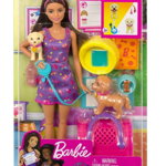 BARBIE SET PAPUSA BARBIE PUP ADOPTION, Mattel