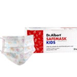 Masca chirurgicala de unica folosinta pentru copii Dr. Albert Safe mask Kids, 30 bucati