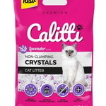 Asternut igienic pentru pisici Calitti, Cristale, lavanda, 3.8L, Calitti