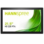 54,6cm 21,5   (1920x1080) Hannspree HO220PTA 16:9 5ms HDMI VGA USB2 DisplayPort VESA Speaker Touchscreen FullHD Black