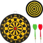 Set joc Darts 24CM, galben/negru.