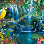 Puzzle Bluebird - Parrot Tropics, 1.000 piese (70298-P)