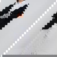 Sacou lejer din amestec de lyocell si in cu mansete cu nasturi, Tommy Hilfiger