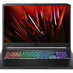 Laptop Gaming Acer Nitro 5 AN517-41-R6PZ NH.QBHEX.002, AMD Ryzen 7 5800H, 17.3inch, RAM 16GB, SSD 1TB, nVidia GeForce RTX 3080 8GB, Free DOS, Black / Negru