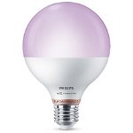 Bec LED inteligent Philips Glob, Wi-Fi,, Philips