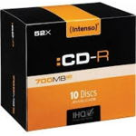 CD-R 700 MB, 10 Slim Case Intenso INT1001622